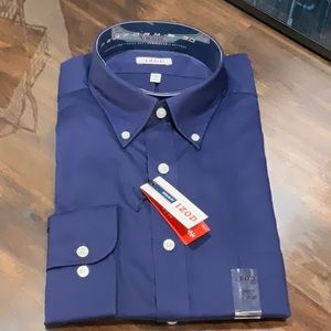 Men’s IZOD Perform Dress Shirt NWT